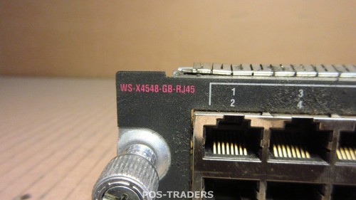 Cisco WS-X4548-GB-RJ45 48-Port Multi-Speed Gigabit Module - FROM CISCO 4506 - Afbeelding 2 van 2