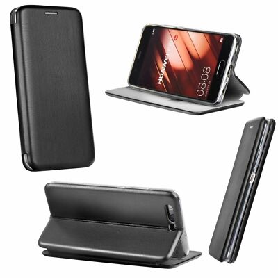 FÜR XIAOMI REDMI NOTE 11 PRO - BOOK ELEGANCE Handy Case Tasche Hülle SCHWARZ 