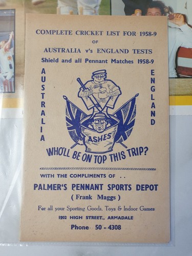 Bulk Lot Australia Vintage Cricket Event Memorabilia Autographed Ephemera - Picture 6 of 17