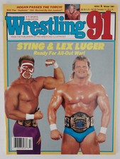 Wrestling 91 Magazine Winter 1991 Lex Luger S...