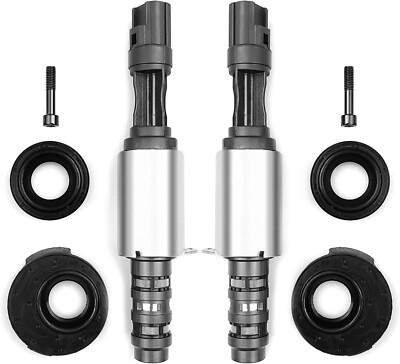 2 Set VCT Camshaft Timing Control Solenoid Valve Set for Ford 3V 5.4L 4.6L F150