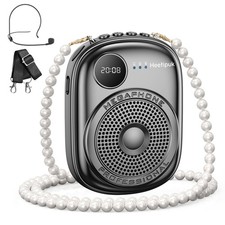 Portable Voice Amplifier Wired Microphone and Speaker,PA System Voice Amplifi...