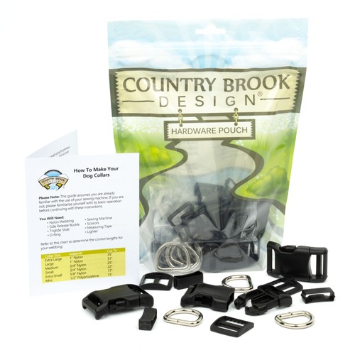 Country Brook Design® 1 Inch Deluxe Dog Collar Kit - Picture 1 of 6