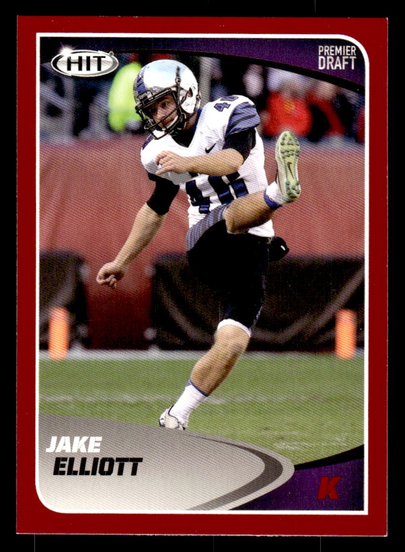Jake Elliott SA-GE Hit Premier Draft #80 Red