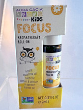 Aura Cacia Kids FOCUS Aromatherapy Roll On Es...