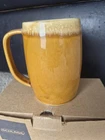 Hull Ovenproof Butterscotch Carmal Drip 5 Inch Mug Made In Usa