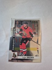 2017-18 O-Pee-Chee Platinum Logan Brown Marquee Rookie #167 Senators 
