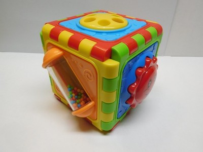 Play Go 6-in-1 Activity Cube - Baby/Infant Toy - 18 Month + Clean with No Damage