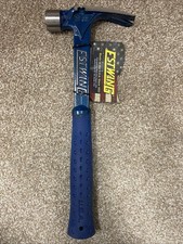 Estwing Hammer 15 oz Blue E6-15SR Ultra Series Claw Hammer With Short Handle