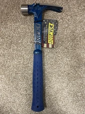 Estwing Hammer 15 oz Blue E6-15SR Ultra Series Claw Hammer With Short Handle