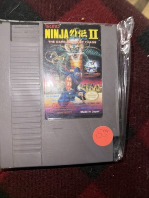 Ninja Gaiden 2 II (Nintendo Entertainment System, 1989) Authentic & Tested Clean