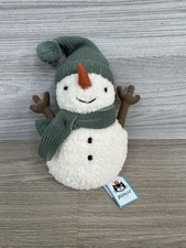 Jellycat Maddy Snowman Small Retired New With Tags Xmas