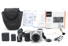 【COME NUOVO+++ S/C 150 IN SCATOLA】 Sony Alpha a6000 24,3 megapixel fotocamera argento 16-50 mm f/3,5-5,6