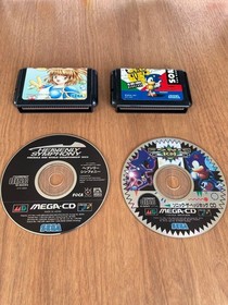 Rare complete item 1st generation Megadora & Mega CD2 body set SEGA retro game