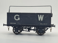 O Gauge 7mm scale 7 plank GWR Open Wagon With Tarpaulin Rail. Well Built Kit