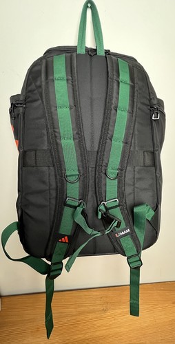 Adidas Miami Hurricane Collegiate 5-Star Team 2 Backpack Football Sports NWT - 第 10/16 張圖片