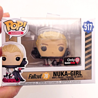 Funko Pop Games Fallout 76 Nuka Girl #517 Gamestop Excl Vinyl Figure w/Box wear