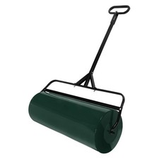 Rouleau à gazon en acier vert 63 L compacteur pour nivelage de terre et jardin