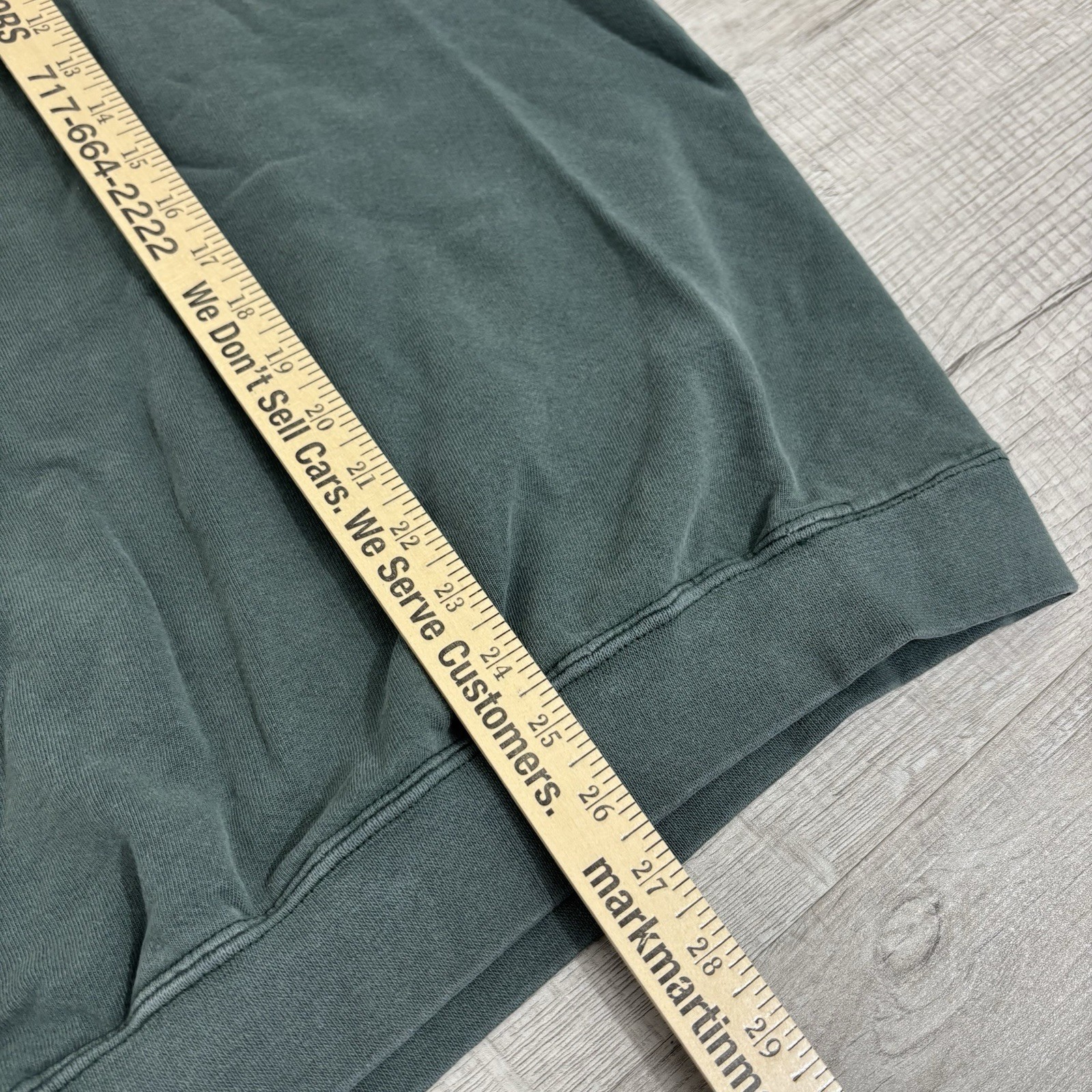 Y2K 2000s Nike Solid Green Pullover Crewneck Bagg… - image 8