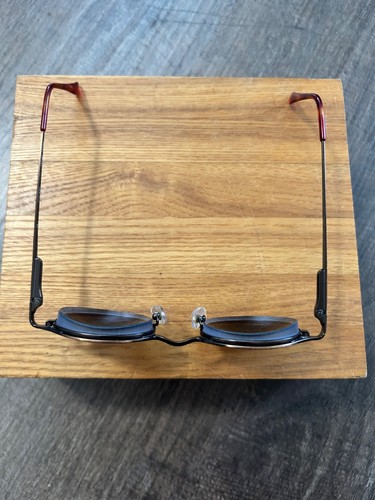 Revo 1113 034 hammered gold vintage oval sunglass eyeglass frames 44 20 142 - Picture 3 of 7