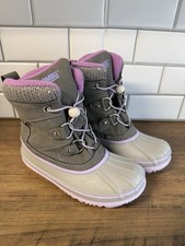 Khombu Lucy Fleece Snow Boot Kids Size 2