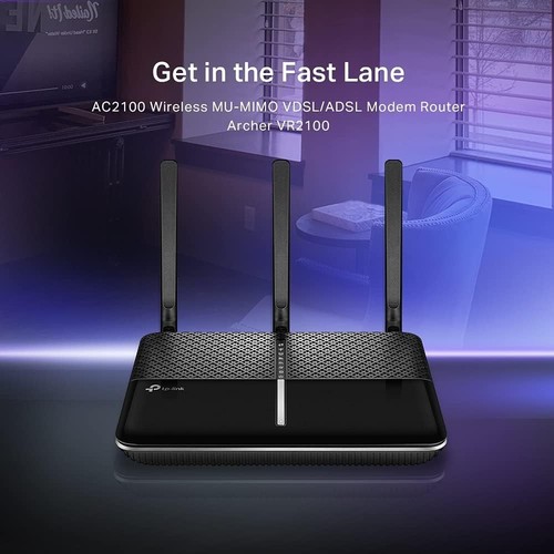 TP-Link AC2100 Wireless MU-MIMO VDSL/ADSL Modem Router, Dual-Band, Wi-Fi Speed U - Picture 3 of 4