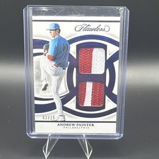 Panini 2025 Flawless Dual Prospect Patches Sapphire Andrew Painter DPP-AP /15