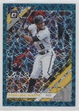 2019 Panini Donruss Optic Teal Velocity Prizm 4/35 Starling Marte #119 2a9