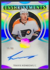 2024-25 Upper Deck The Cup Travis Konecny 2023-24 Enshrinements Auto /99 SO