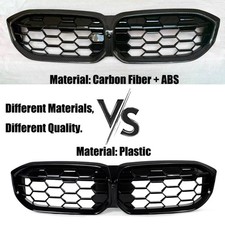 Us- Carbon Fiber Front Kidney Grill Grille For Bmw G20 320i 330i M340i 2023-2026