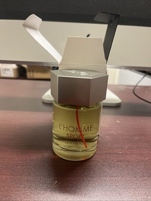 YSL L'homme -SPORT- EDT 3.3 oz /100 ml SPRAY ORIGINAL FORMULA  2014 RARE