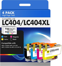 LC404 LC404XL Ink Cartridges for Brother Printer 404 XL LC 404XL for MFC-J1205W