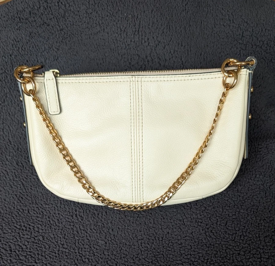 Fossil Jolie Baguette Soft Vanilla Leather Crossbody Bag BNWOT - Image 4 of 4