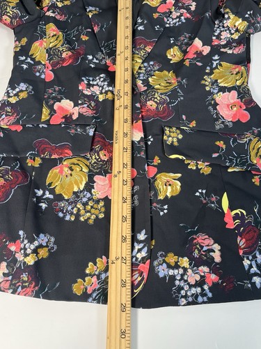 NEW Cinq A Sept Kylie Provence Floral 3/4-Sleeve Blazer Size 0 - Picture 13 of 15