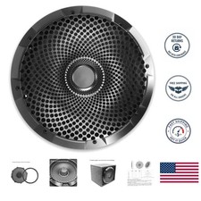 Durable 12-Inch Subwoofer Grille with Sunflower Pattern - Elegant Audio Upgrade