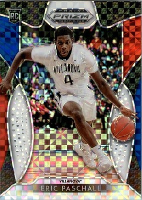 2019-20  Prizm Draft Picks Prizms Red White and Blue 40 Eric Paschall /99 BSK