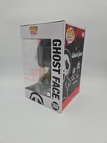Funko Pop! Ghost Face #1608 Jumbo Dave Sheridan Autographed And Quoted COA - Picture 2 of 6