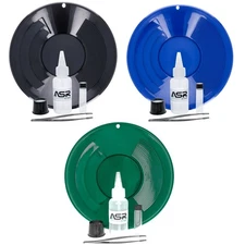 ASR Outdoor 5pc Gold Pan Gold Prospecting Tools Beginners Kit (Many Styles)