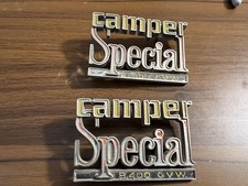 Set Of Gm Vintage Camper Special 8400 Gvw Emblems