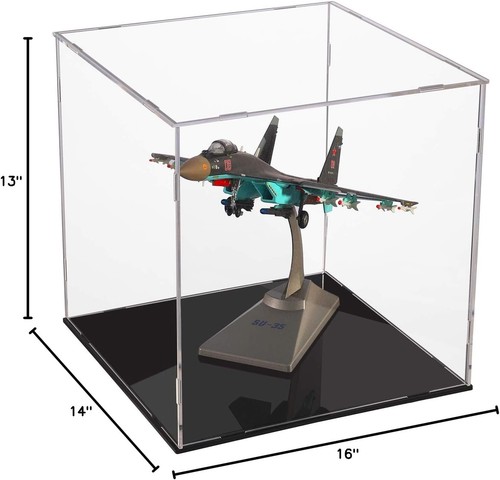 Clear Acrylic Display Case - 16x13x14 Dustproof Box for Collectibles & Toys - Picture 10 of 10