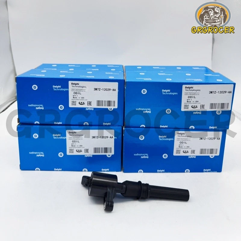 8PCS DELPHI DG-508 3W7Z12029AA Ignition Coil For Ford F-150 F250 Mustang - Изображение 3 из 4