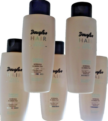 Douglas Hair DEEP DETOX PURIFYING mit MORINGA & GRÜNEM TEE SHAMPOO 5 Stück