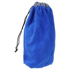 Bolsa de toallas para mascotas pequeña albornoz absorbente de secado rápido con cordón ajustable