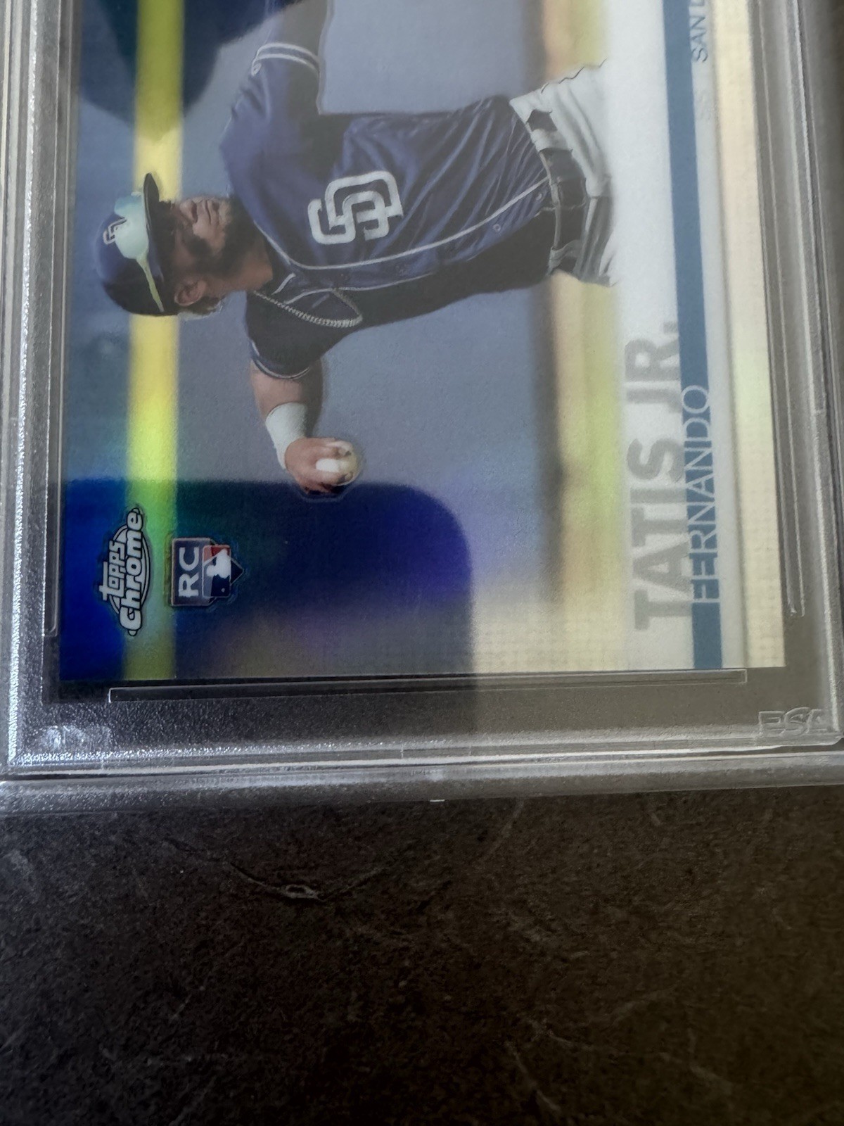 2019 Topps Chrome Fernando Tatis Jr. RC Refractor #203 PSA 10 Gem Mint view 4