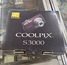 Nikon COOLPIX S3000 12.0MP 4x Zoom 2.7in LCD Wide Angle USB Purple