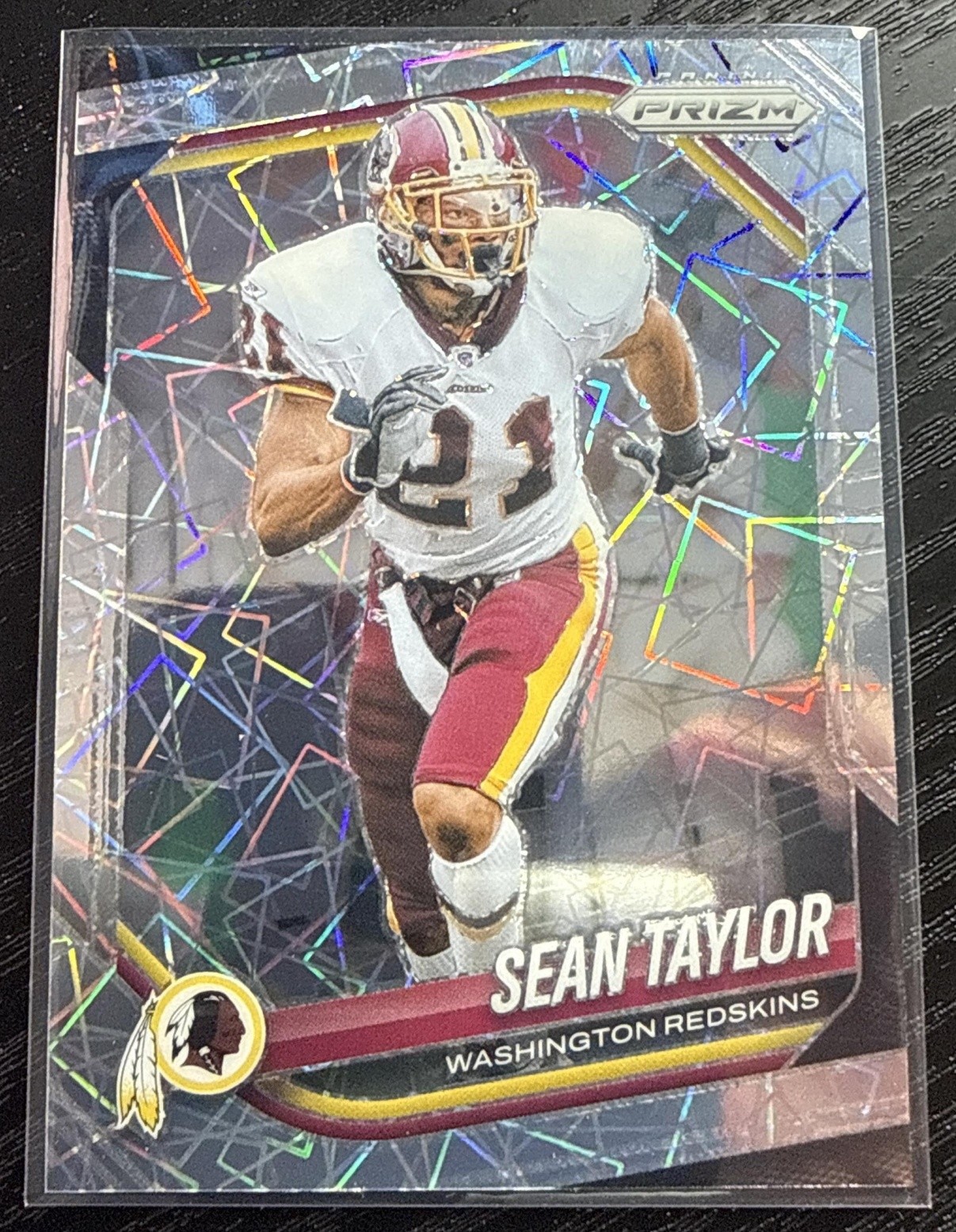 2025 Panini Prizm Sean Taylor #105 Lazer Redskins