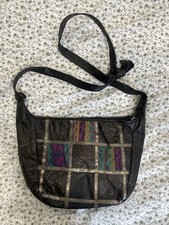 Vintage Park Avenue Genuine Leather Bag Shoulder Bag Multicolor Patchwork