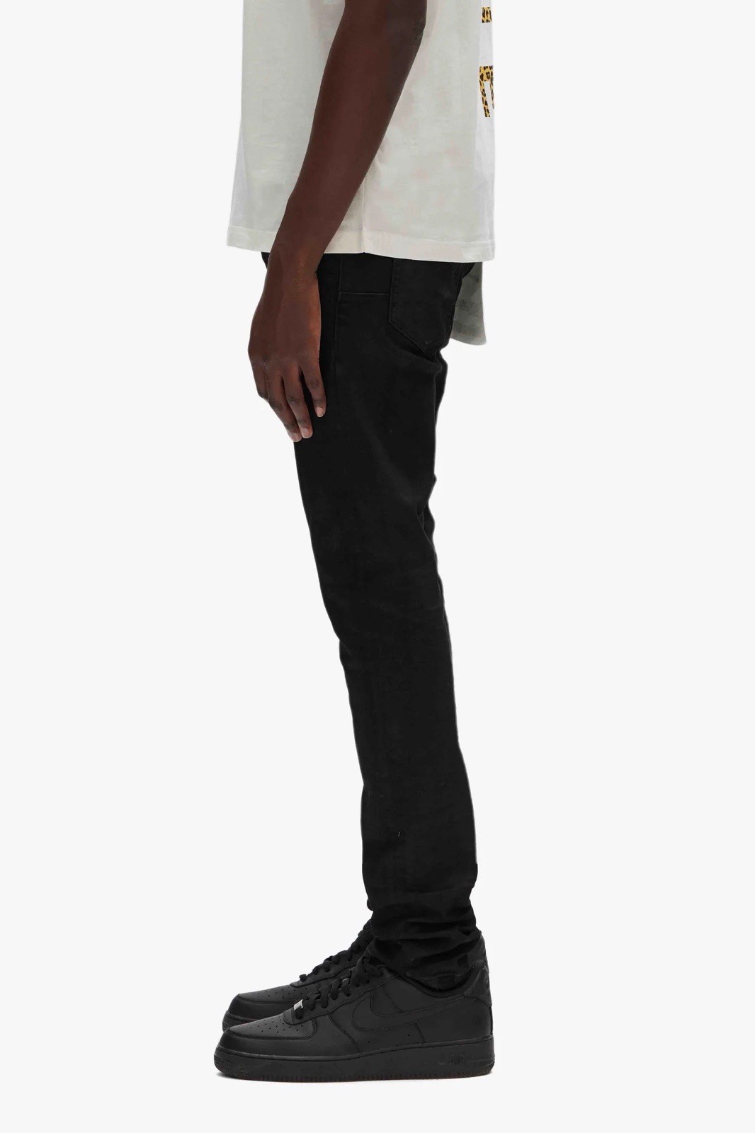 Solid 5-pocket Button Zip Fall Winter