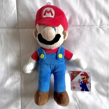Sanei Super Mario All Star Collection Mario Plush Plush Japan New With Tags