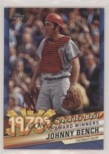 2020 Topps Decades Best Series 2 Award Winners Blue Johnny Bench #DB-34 HOF 2eb